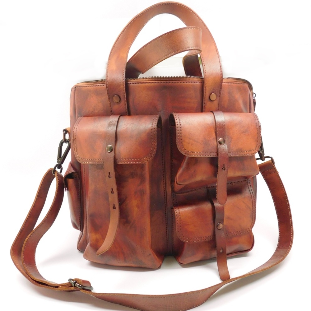 "Townsend" Leather Utility Tote 👜